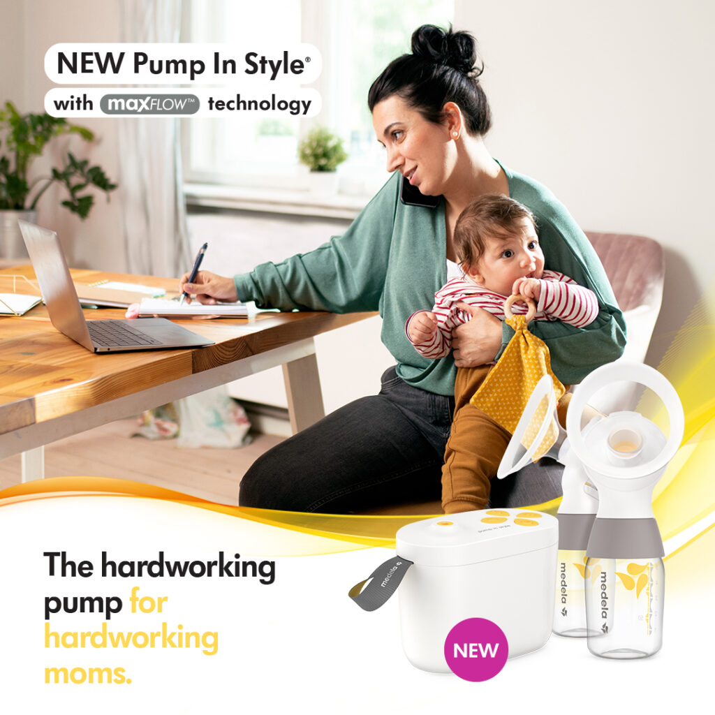 Medela breast pump ad
