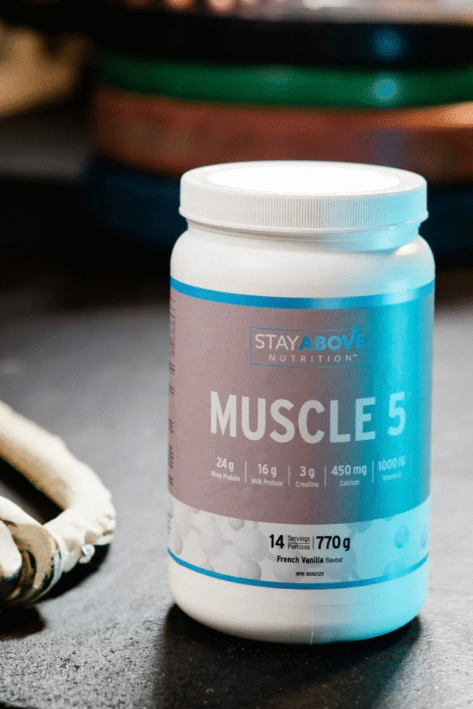 StayAbove Nutrition Muscle 5 bottle
