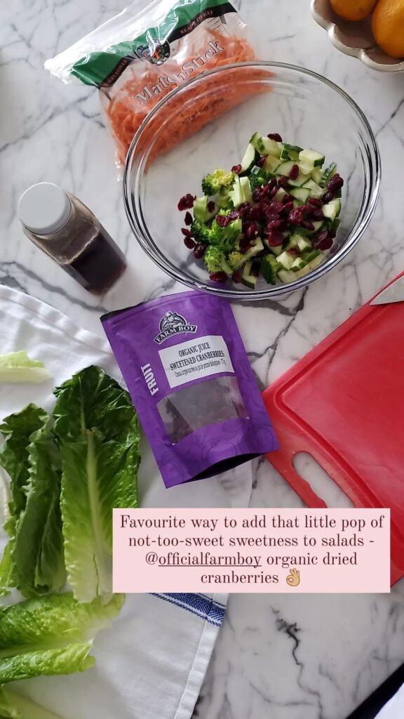 Farm Boy organic crandberries influencer content. Swerve Strategic Marketing