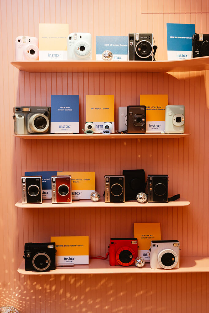 FujiFilm Instax camera display