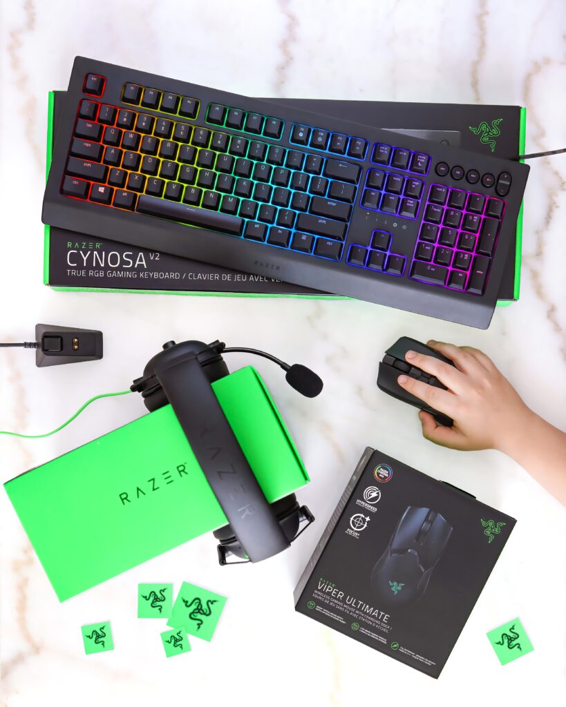 Razer gaming influencer content secured by Swerve Strategic Marketing