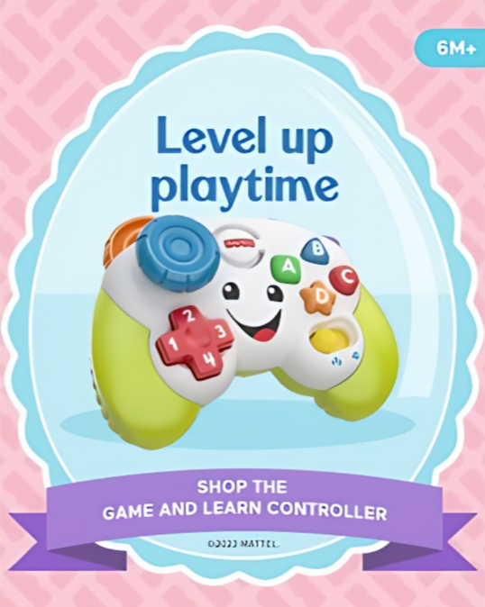 Fisher Price Easter digital marketing ad
