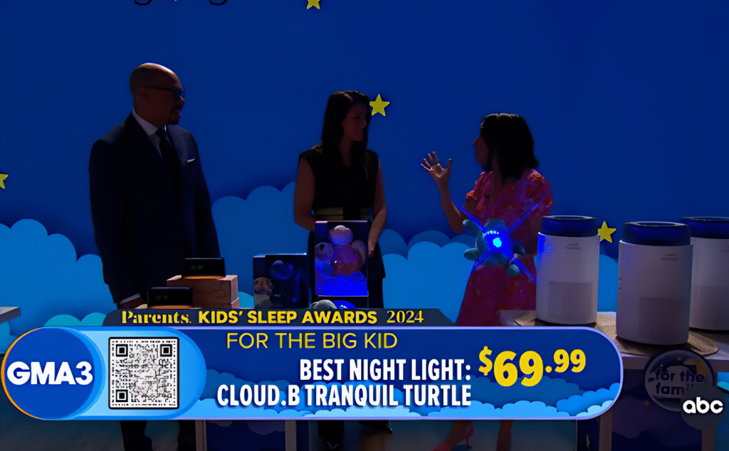 Cloud b wins Parent Magazine Kids Sleep Award. Managed by Swerve Strategic Marketing