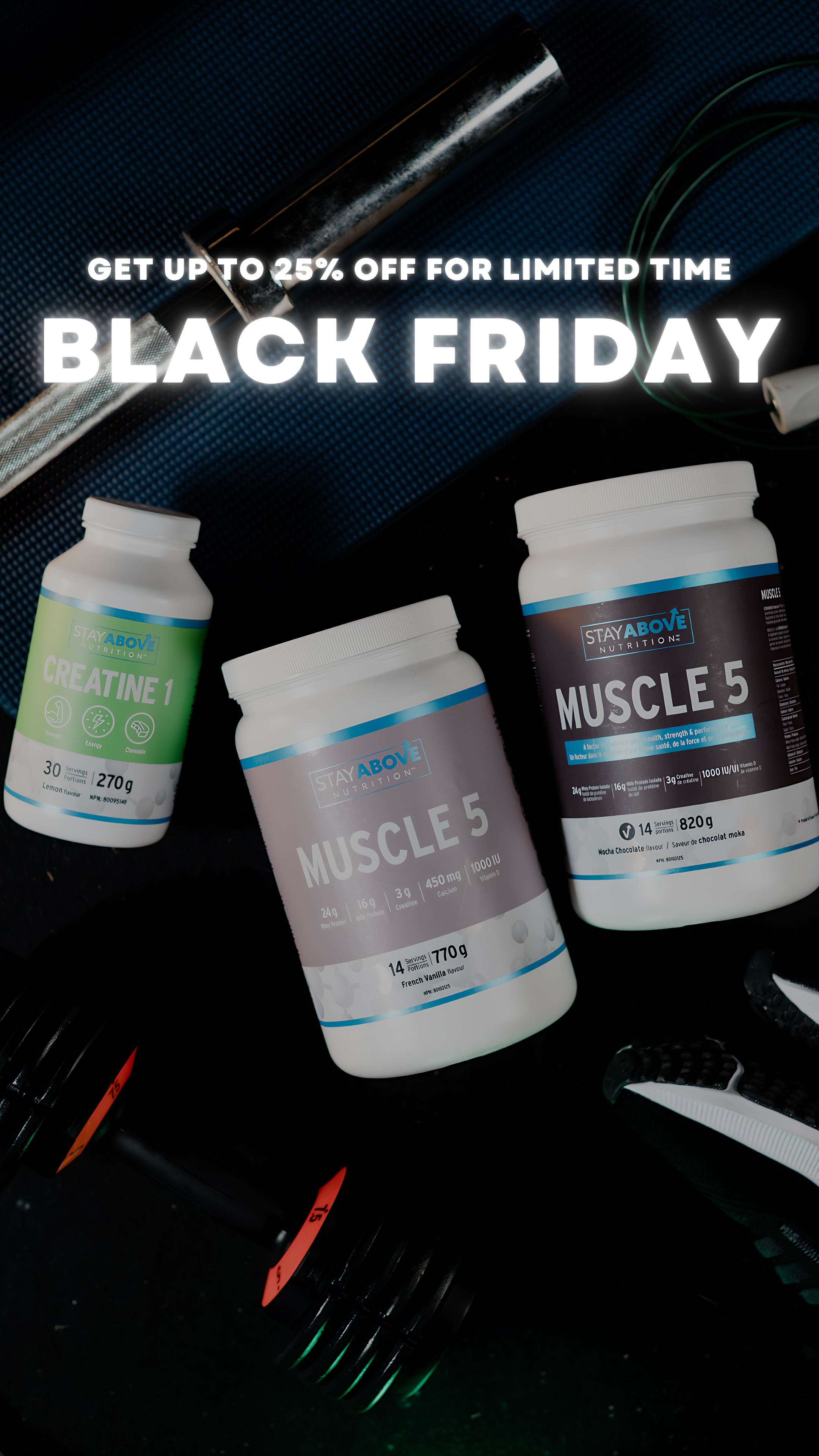 StayAbove Nutrition Black Friday Ad
