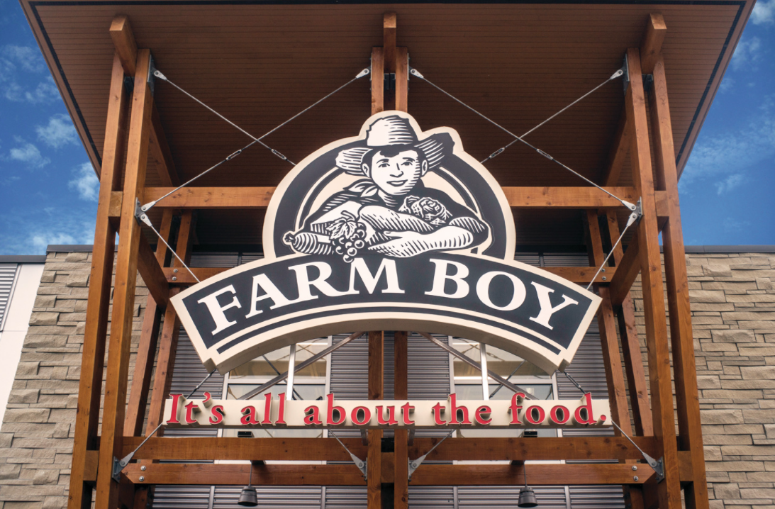 Farm Boy store front. It's all about the food.